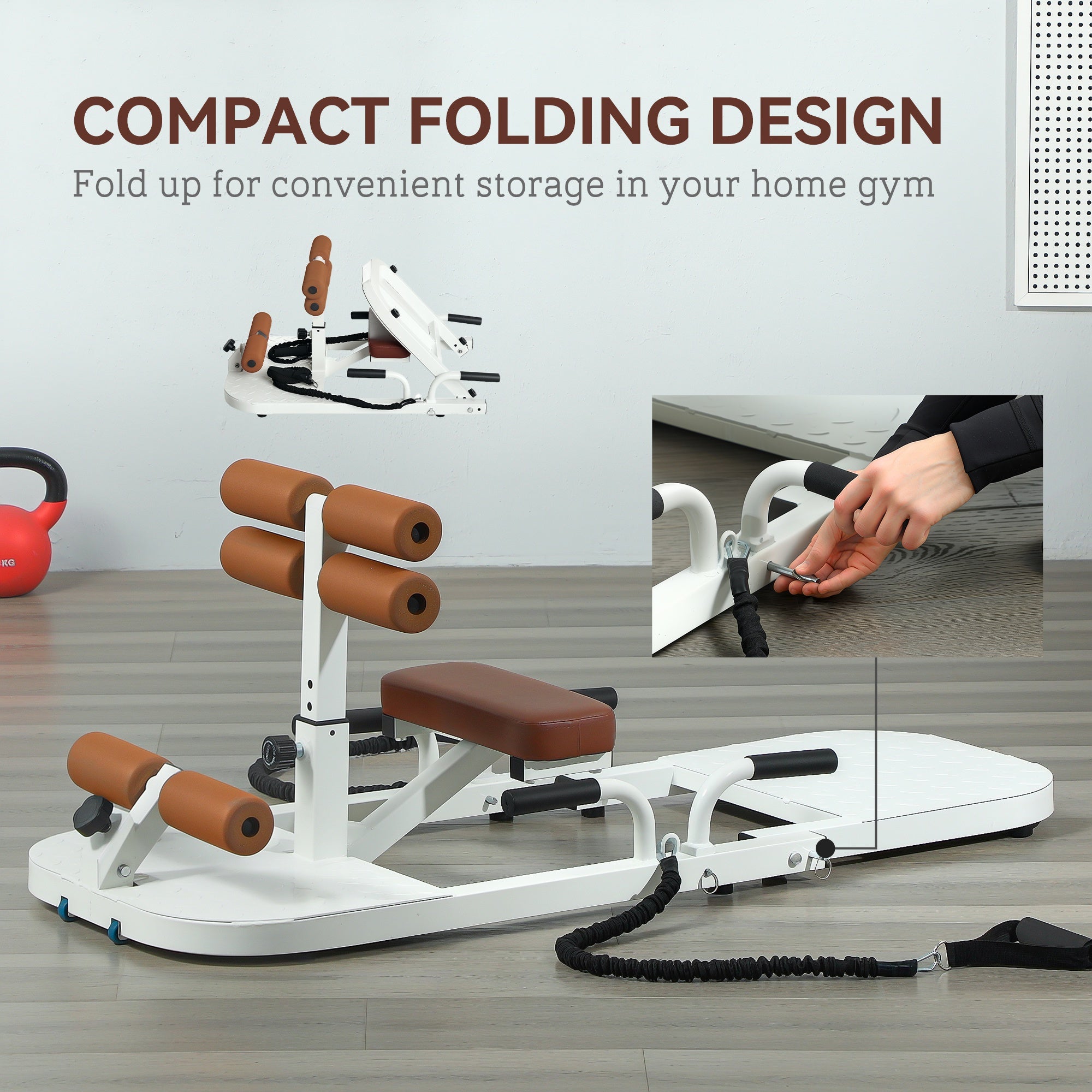 Foldable Sissy Squat Machine